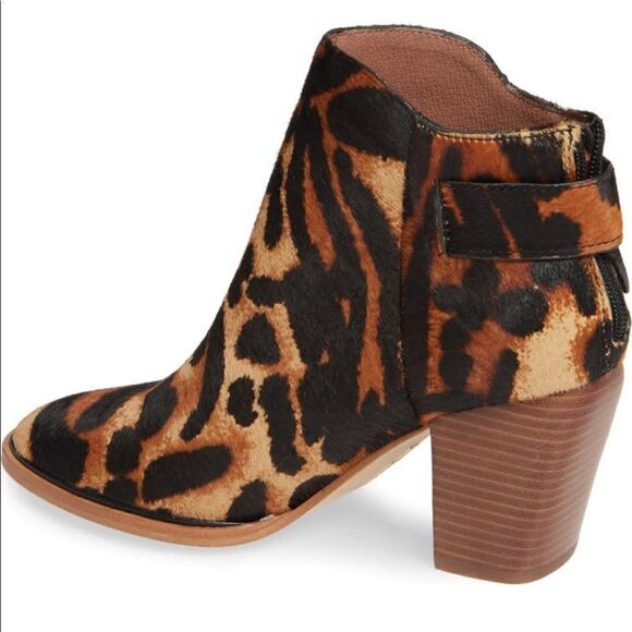 Louise et cie thisbee genuine calf hair upper leather lining bootie size 7 - Picture 4 of 16